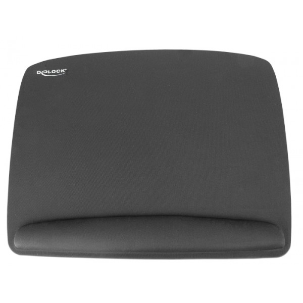 DELOCK mousepad για laptop με στήριγμα καρπού 12601, 320x420mm, μαύρο DELOCK mousepad για laptop με στήριγμα καρπού 12601, 320x420mm, μαύρο