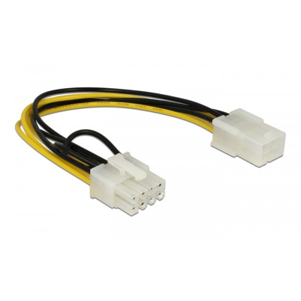 DELOCK καλώδιο PCI Express 6-pin σε PCI Express 8-pin 83775, 20cm - Εσωτερικά PC