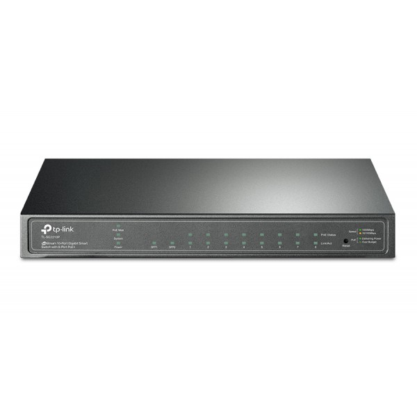 TP-LINK JetStream switch TL-SG2210P, 10-Port Gigabit, 8x PoE+, Ver. 5.0 - Περιφερειακά