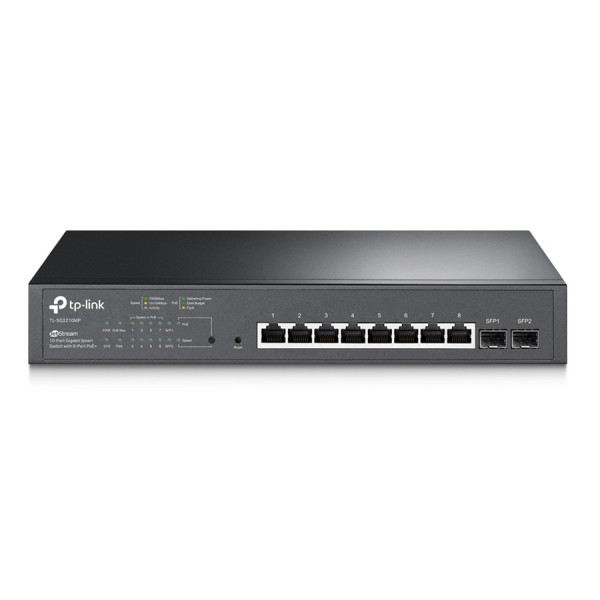 TP-LINK JetStream switch TL-SG2210MP, 10-Port Gigabit, 8x PoE+, Ver. 4.0 - Περιφερειακά