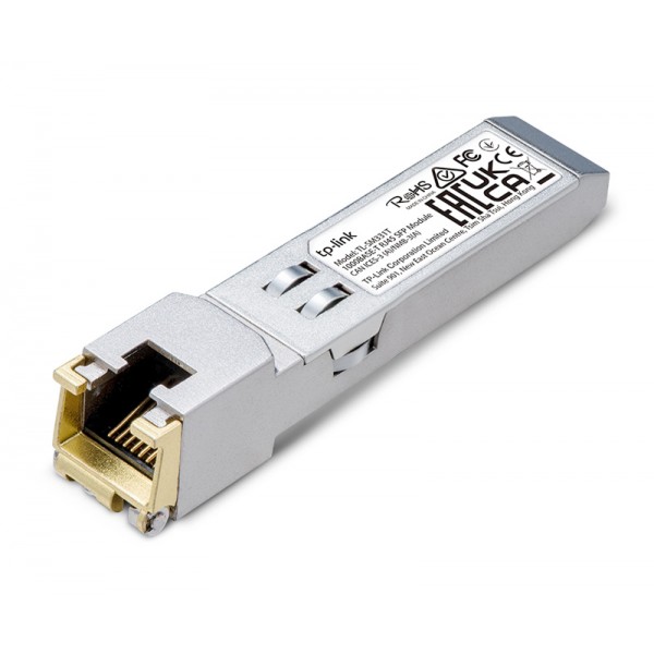 TP-LINK 1000BASE-T RJ45 SFP Module TL-SM331T, έως 100m, Ver. 1.0 - Δικτυακά Παρελκόμενα