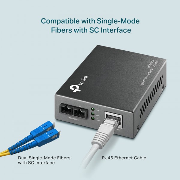 TP-LINK Gigabit Single-Mode Media Converter MC210CS, Ver. 5.20 - Δικτυακά Παρελκόμενα