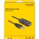 DELOCK καλώδιο USB 2.0 αρσενικό σε θηλυκό 82690, active, 20m, μαύρο