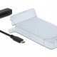 DELOCK αντάπτορας USB-C σε SATA 64084 με θήκη για 2.5" HDD/SSD, 6Gbps