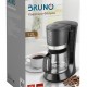 BRUNO καφετιέρα φίλτρου BRN-0086, 680W, έως 12 φλυτζάνια, 1.2L, μαύρη