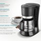 BRUNO καφετιέρα φίλτρου BRN-0086, 680W, έως 12 φλυτζάνια, 1.2L, μαύρη