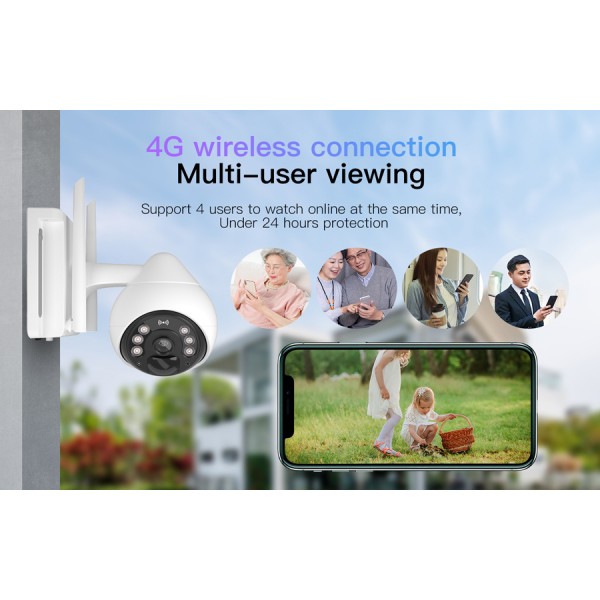 VSTARCAM smart ηλιακή κάμερα BG69, 10000mAh, IP66, 3MP, 4G, PIR, PTZ - VSTARCAM