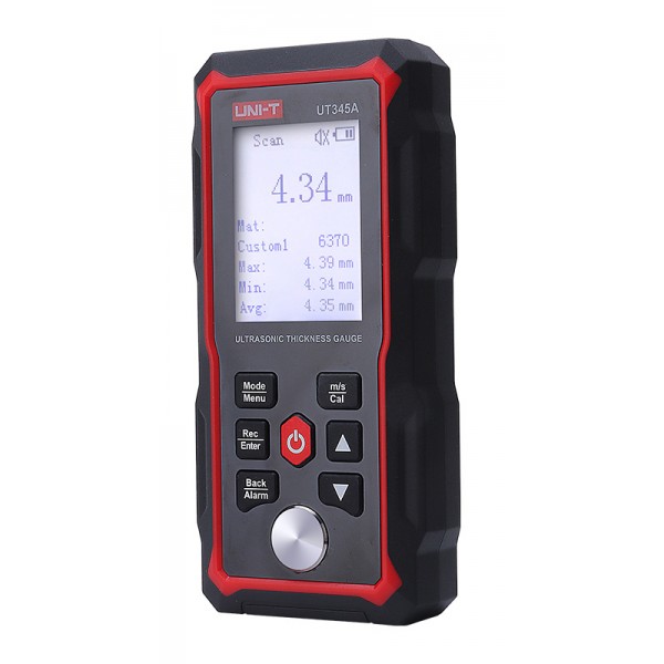 UNI-T ψηφιακός μετρητής πάχους υπερήχων UT345A, 2000mAh, mm/in - UNI-T