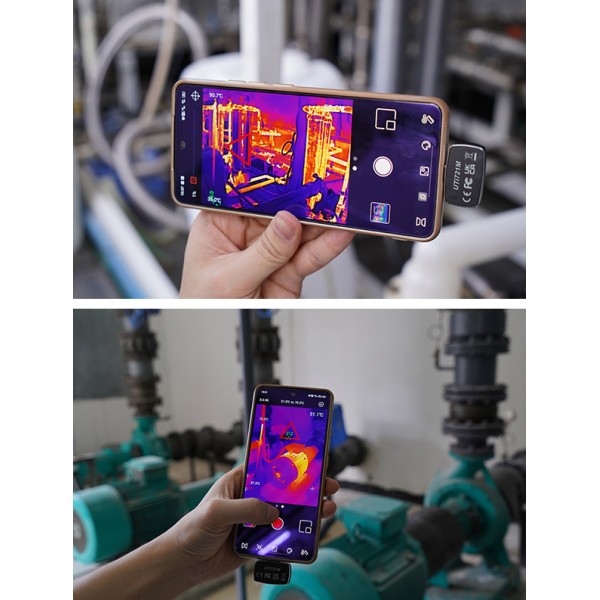 UNI-T συσκευή θερμικής απεικόνισης UTi721M για smartphone, έως 550 °C - UNI-T