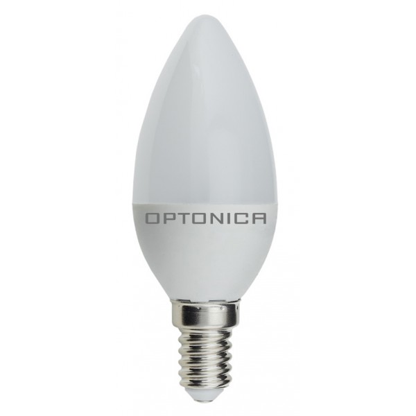 OPTONICA LED λάμπα candle C37 1426, 5,5W, 4500K, E14, 450lm - OPTONICA