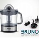 BRUNO ηλεκτρικός στίφτης BRN-0095 με χωρητικότητα 700ml, 40W, inox-μαύρο