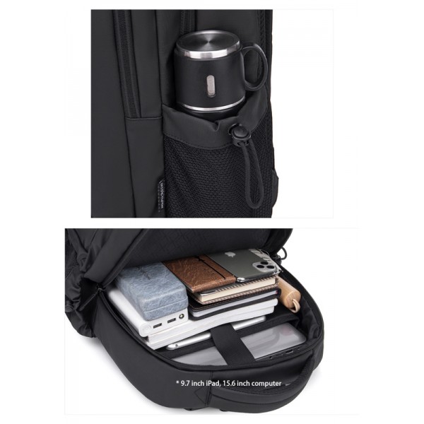 ARCTIC HUNTER τσάντα πλάτης B00534 με θήκη laptop 15.6", 21L, γκρι - Σπίτι & Gadgets
