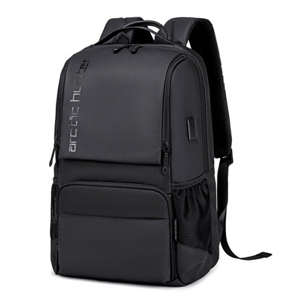 ARCTIC HUNTER τσάντα πλάτης B00532 με θήκη laptop 15.6", USB, 28L, μαύρη - Σπίτι & Gadgets