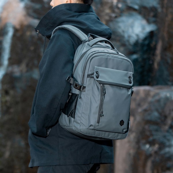 ARCTIC HUNTER τσάντα πλάτης B00531 με θήκη laptop 15.6", 25L, γκρι