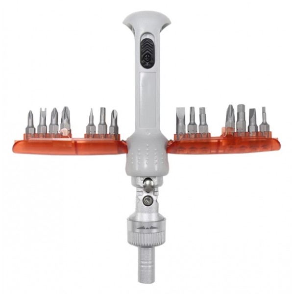 BEST κατσαβίδι χειρός BST-8937 με σετ μύτες, περιστρεφόμενο 180°, 14τμχ - Σύγκριση Προϊόντων