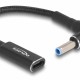 DELOCK καλώδιο τροφοδοσίας 60031, USB-C σε HP 4.5x3.0mm, 15cm, μαύρο
