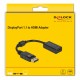 DELOCK αντάπτορας DisplayPort σε HDMI 61011, 1080p/60Hz, Passive, μαύρος