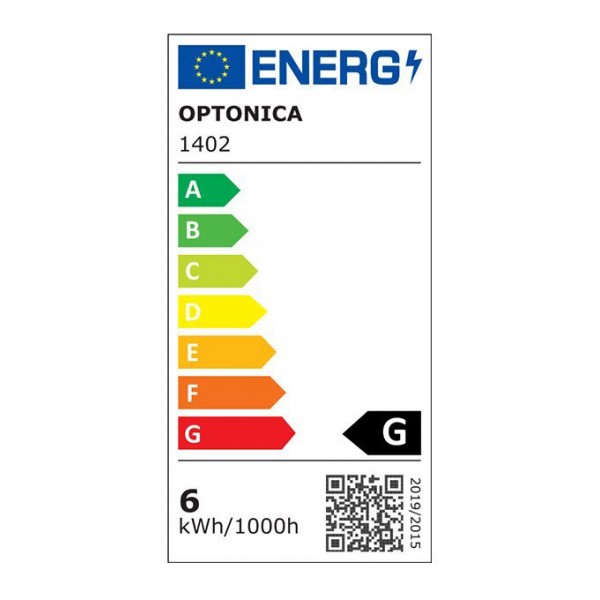 OPTONICA LED λάμπα G45 1402, 5.5W, 4500K, E14, 450lm - OPTONICA