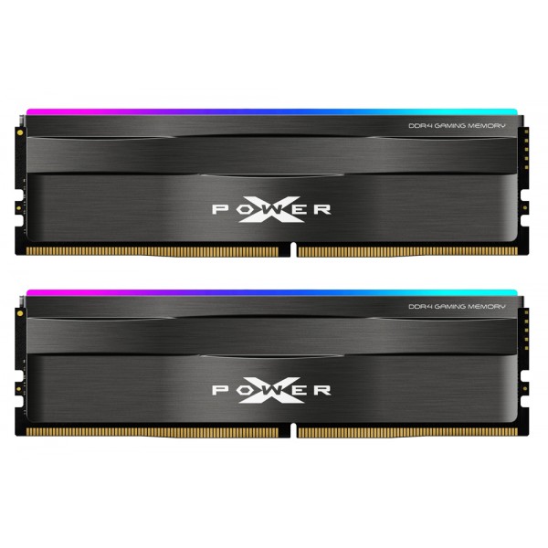 SILICON POWER μνήμη DDR4 UDIMM XPOWER Zenith, 2x 8GB, RGB, 3200MHz, CL16 - Μνήμες RAM
