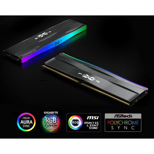 SILICON POWER μνήμη DDR4 UDIMM XPOWER Zenith 2x 16GB, RGB, 3200MHz, CL16 - Μνήμες RAM