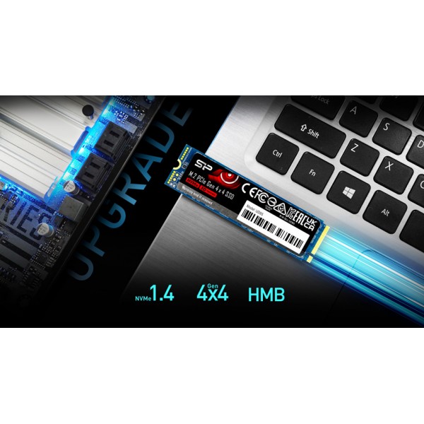 SILICON POWER SSD PCIe Gen4x4 M.2 2280 UD85, 500GB, 3.600-2.400MB/s - SSD Δίσκοι