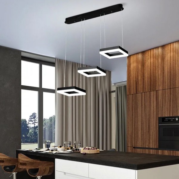 POWERTECH LED φωτιστικό οροφής HLL-0103, 35W, 4000K, 70x120cm, μαύρο - Φωτιστικά Οροφής