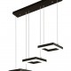 POWERTECH LED φωτιστικό οροφής HLL-0103, 35W, 4000K, 70x120cm, μαύρο