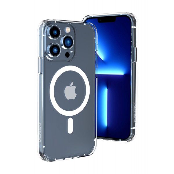 ROCKROSE θήκη Magcase Neo για iPhone 14 Plus, με μαγνήτες, διάφανη - ROCKROSE
