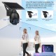 SECTEC smart ηλιακή 4G κάμερα ST-S588M-3M-4G, 3MP, PIR, cloud/micro SD