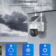 SECTEC smart ηλιακή κάμερα ST-S517C-3M, 3MP, PIR, PTZ, cloud/micro SD