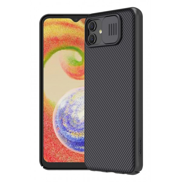 NILLKIN θήκη CamShield για Samsung A04, μαύρη - NILLKIN