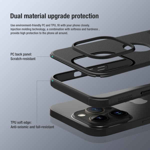 NILLKIN θήκη Super Frosted Shield Pro για iPhone 14 Pro, μπλε