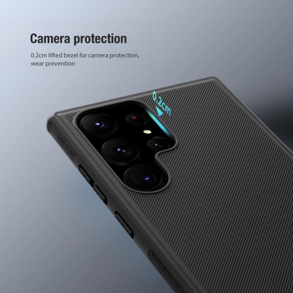 NILLKIN θήκη Super Frosted Shield Pro για Samsung S23 Ultra, μαύρο - NILLKIN