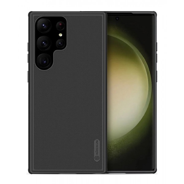NILLKIN θήκη Super Frosted Shield Pro για Samsung S23 Ultra, μαύρο - NILLKIN
