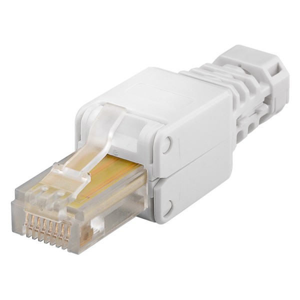 GOOBAY βύσμα RJ45 CAT 5e UTP 68859, tool-free, λευκό - Διάφορα Δικτύου