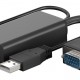 GOOBAY αντάπτορας VGA σε HDMI 61259, 3.5mm Jack, 1080p/60Hz, μαύρος