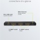 GOOBAY HDMI splitter 58481, 1-in σε 2-out, 4K/60Hz, μαύρο