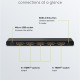 GOOBAY HDMI splitter 58483, 4 σε 1, 4K/60Hz, μαύρο