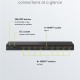 GOOBAY HDMI splitter 58484, 8 σε 1, 4K/60Hz, μαύρο