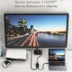 GOOBAY HDMI switch 58486, 2-in σε 1-out, 4K/60Hz, μαύρο