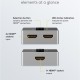 GOOBAY HDMI switch 58486, 2-in σε 1-out, 4K/60Hz, μαύρο
