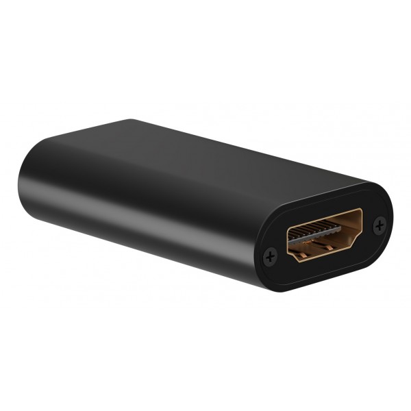 GOOBAY HDMI repeater 58491, 4K/30Hz έως 30m, 1080p 3D έως 40m, μαύρο - KVM - Μετατροπείς