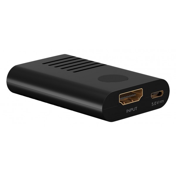GOOBAY HDMI repeater 58492, 4K/60Hz έως 20m, 4K/30Hz έως 25m, μαύρο - KVM - Μετατροπείς