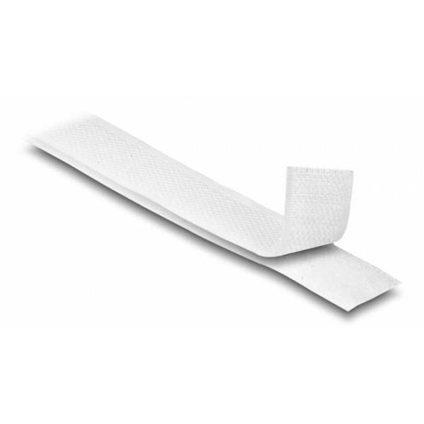 DELOCK ταινία τύπου Velcro 20919, heavy duty, 5mx20mm, λευκή - Service & Εργαλεία