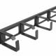 DELOCK cable management 66659 για rack 19"/1U, 5x γάντζοι, μαύρο
