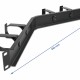 DELOCK cable management 66667, rack 19"/1U, 4x γάντζοι, γωνιακό, μαύρο