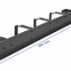 DELOCK cable management 66848 για rack 19"/1U, 5x γάντζοι, μαύρο
