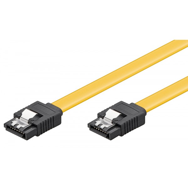 GOOBAY καλώδιο SATA 95021, 6Gbps, 0.5m, κίτρινο - Εσωτερικά PC