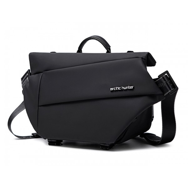 ARCTIC HUNTER τσάντα Crossbody YB00046 με θήκη tablet, 10L, μαύρη - ARCTIC HUNTER