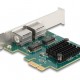 DELOCK κάρτα επέκτασης PCIe x1 σε 2x RJ45 Gigabit 88205, 1000Mbps